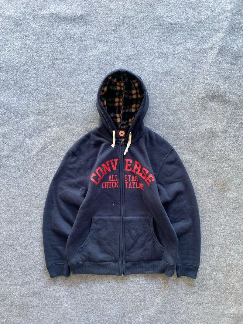 Converse Vintage Streetwear Hoody Pria navy photo 1