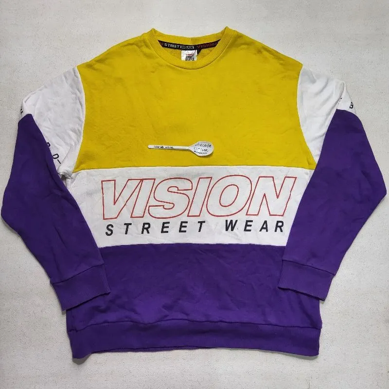 Streetwear Y2K Sweater Pria purple photo 1