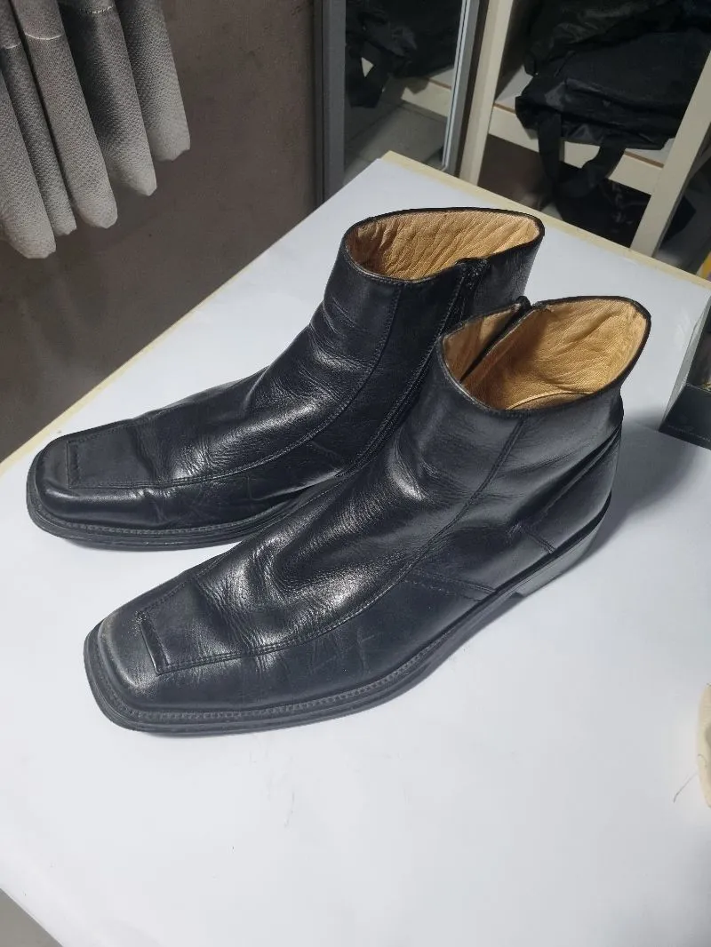 Japanese brand Vintage Boots Pria brown black photo 1