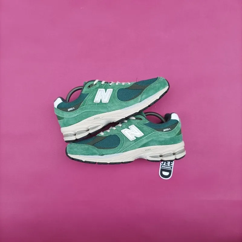 New Balance Streetwear Casual Sneakers Pria green white photo 1