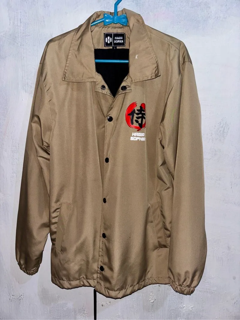 Casual Varsity jacket Pria tan brown photo 1