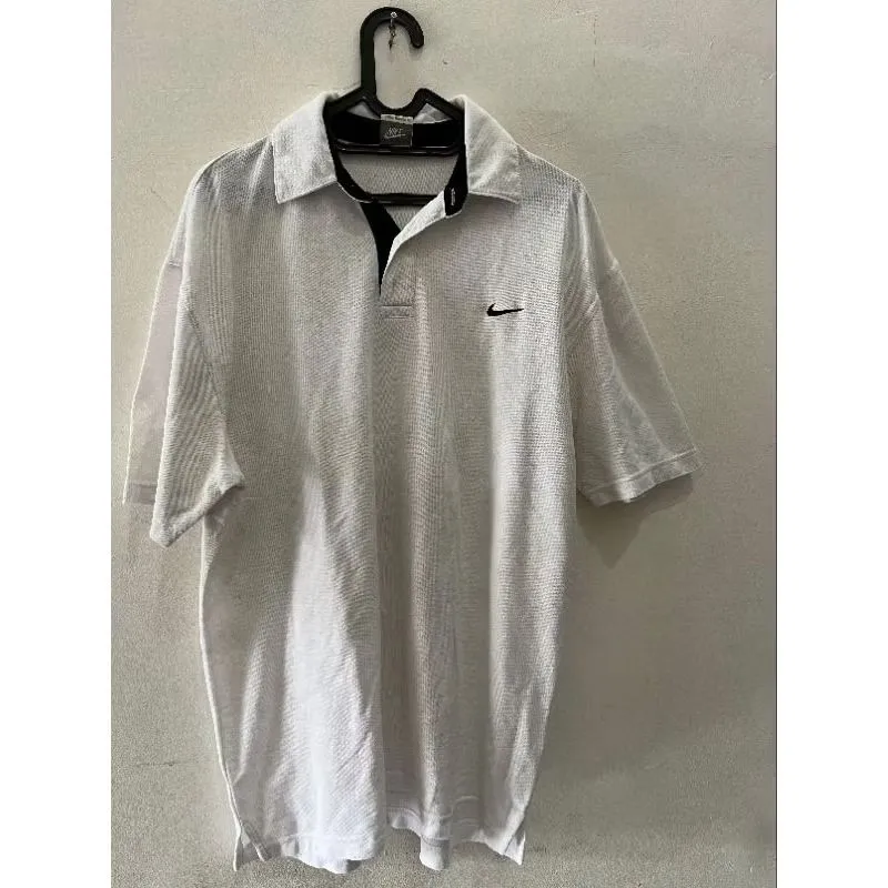 Nike Minimalist Casual Polo shirt Pria white photo 1