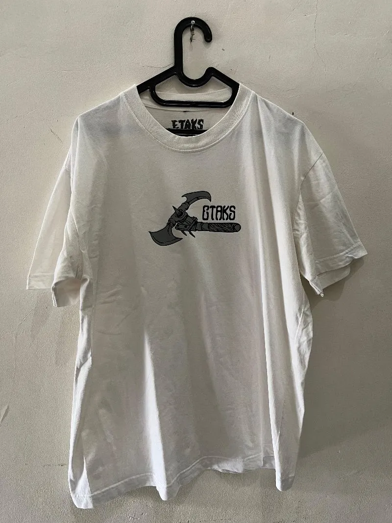 Streetwear Skater T-shirt Pria white photo 1