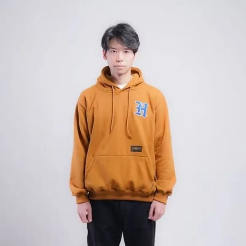 Hammerstout Streetwear Skater Hoody Pria orange brown photo 1