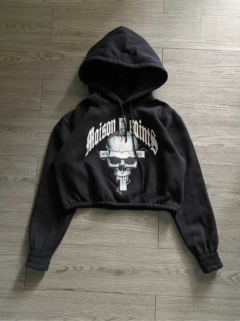 Y2K Sweater Wanita black photo 1