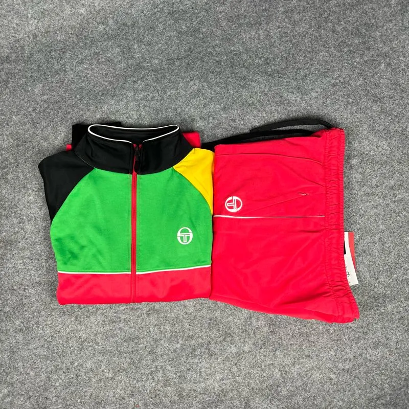 Sergio Tacchini Vintage Sportswear Track jacket Pria green red photo 1