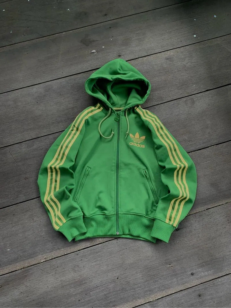 Adidas Streetwear Sportswear Hoody Pria green photo 1