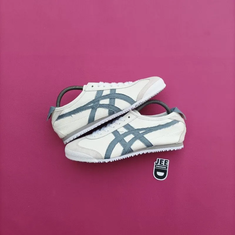 Onitsuka Tiger Streetwear Casual Sneakers Wanita white navy photo 1
