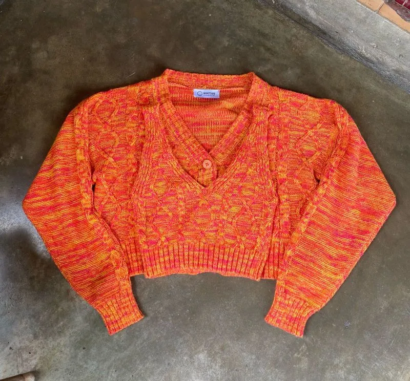 Auctus Casual Cardigan Wanita multicolor photo 1