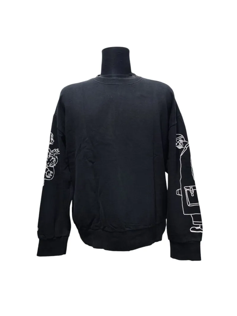 Streetwear Casual Sweater Wanita black photo 1