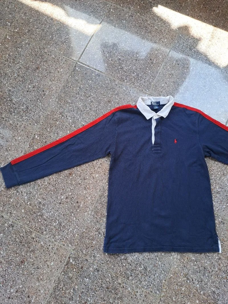 Polo Ralph Lauren Vintage Y2K Polo shirt Pria navy photo 1