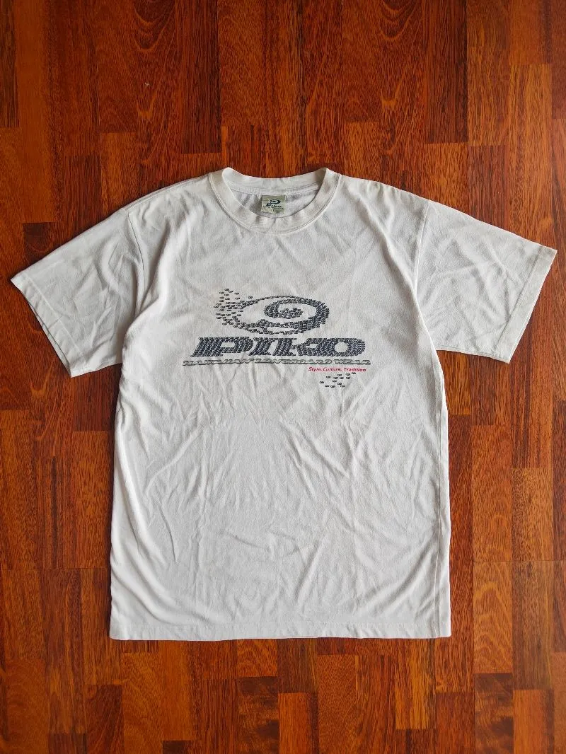 Piko Sports Y2K Skater T-shirt Pria white photo 1