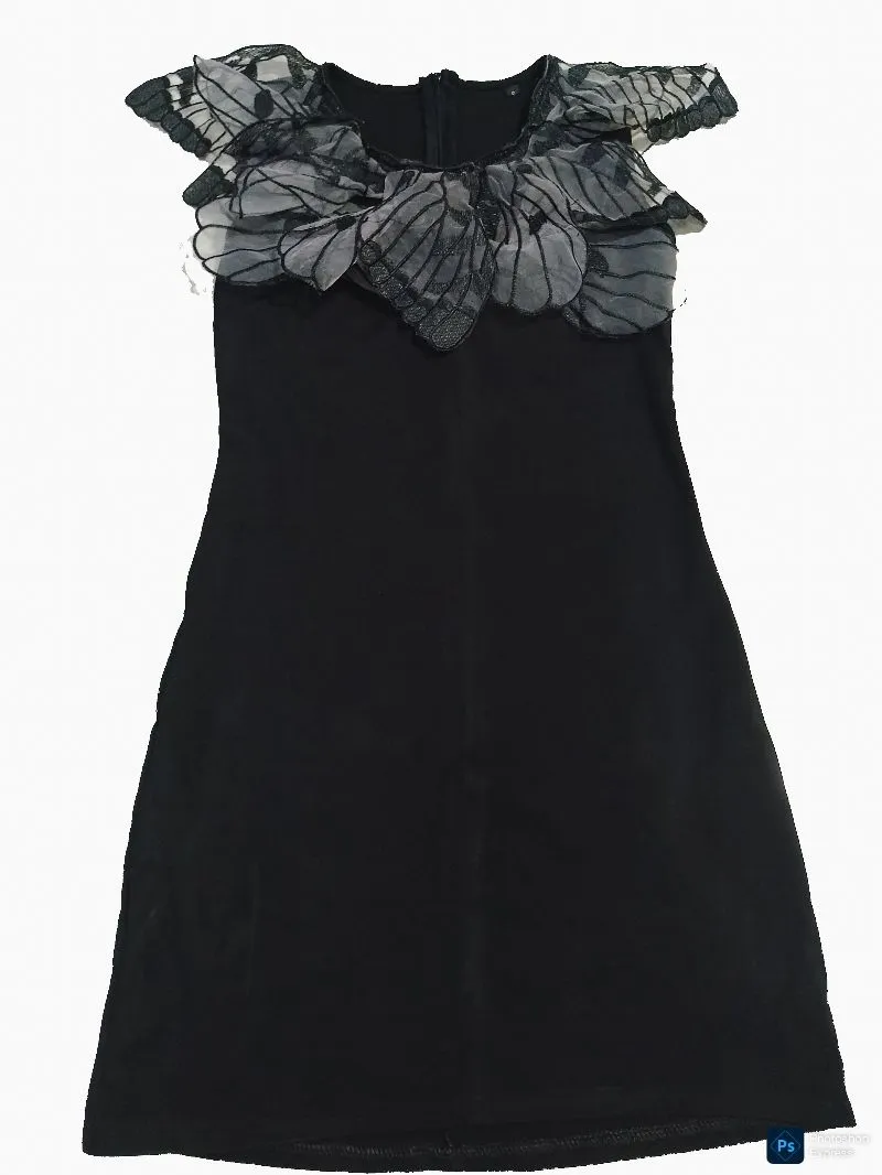 Goth Maxi dress Wanita black photo 1