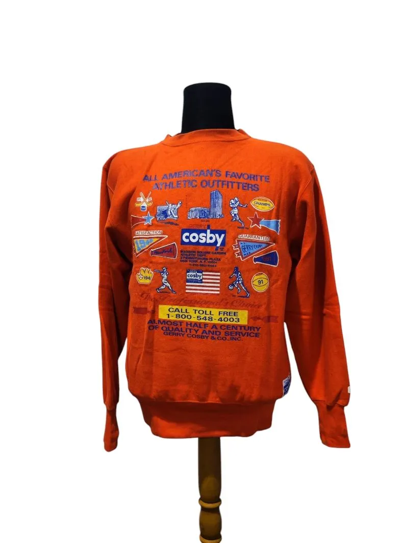 Streetwear Casual Sweater Pria orange photo 1