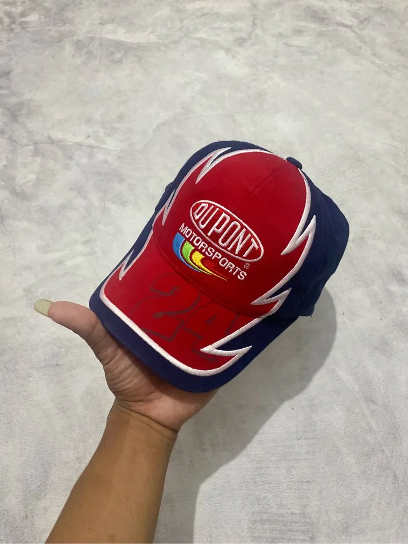 Chase Nascar Vintage Hat Pria black red photo 1