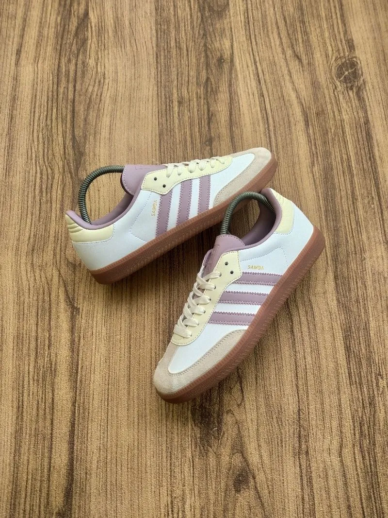 Adidas Casual Sneakers Wanita purple white photo 1