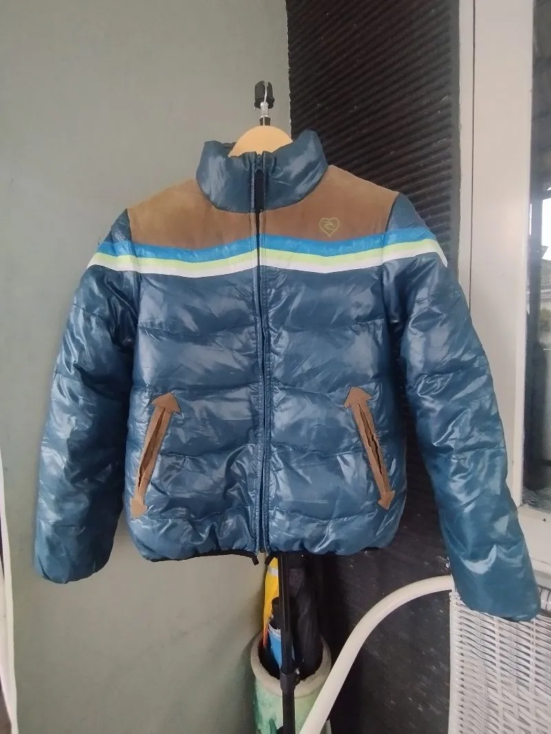 Rip Curl Streetwear Sportswear Puffer jacket Kids white tan photo 1