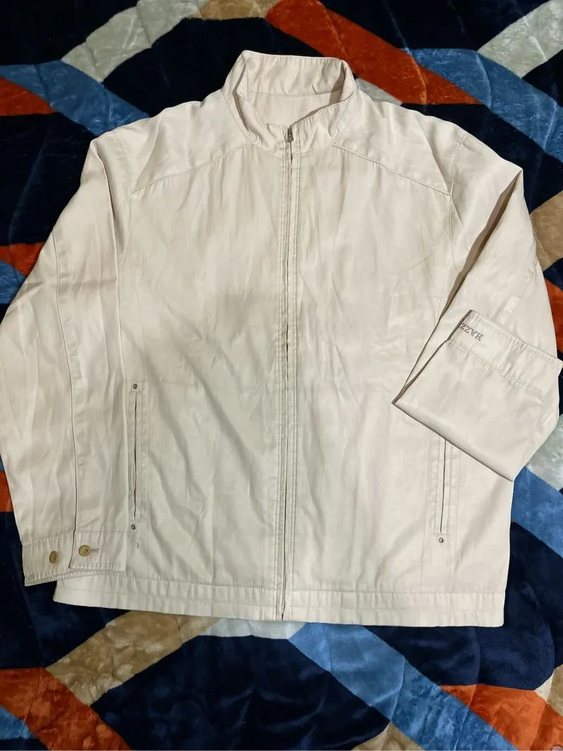 Hazzys Casual Harrington jacket Pria cream photo 1