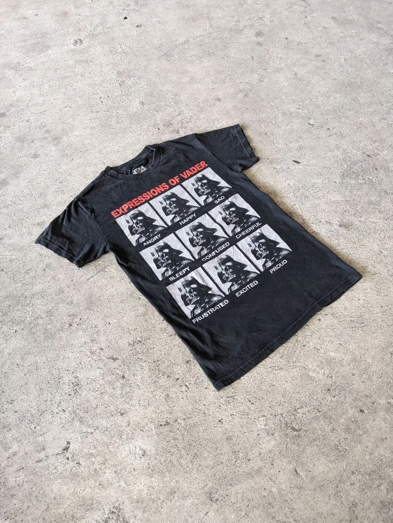 Star Wars Vintage Y2K T-shirt Pria black photo 1