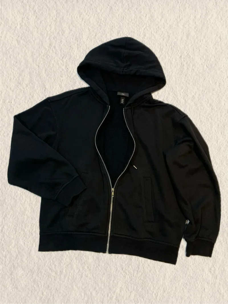 H&M Vintage Streetwear Hoody Pria black photo 1