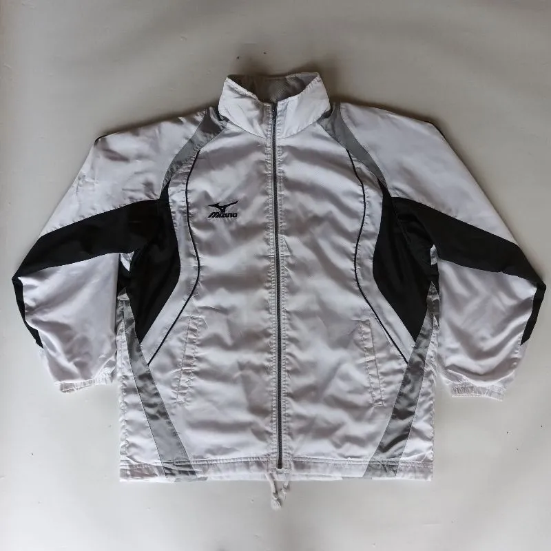 Mizuno Y2K Track jacket Pria white black photo 1