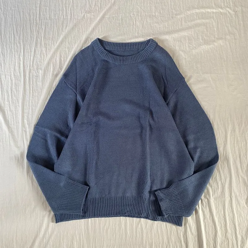 Japanese brand Vintage Sweater Pria blue photo 1