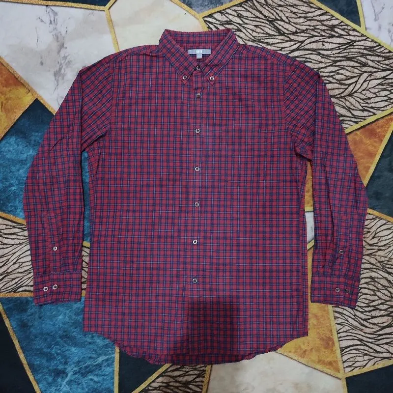 Uniqlo Streetwear Sportswear Formal shirt Pria multicolor photo 1