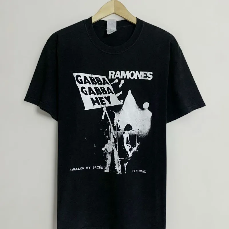 Gildan Vintage T-shirt Pria black photo 1