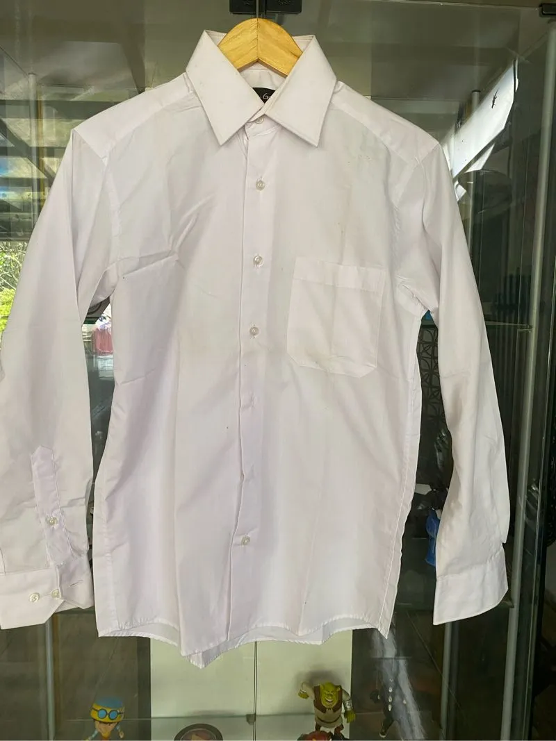 Reworked Formal shirt Pria white photo 1
