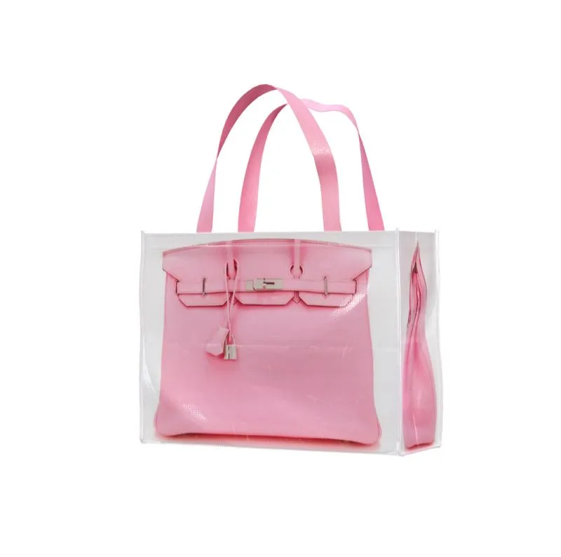 Hermes Streetwear Luxury Tote bag Wanita pink photo 1