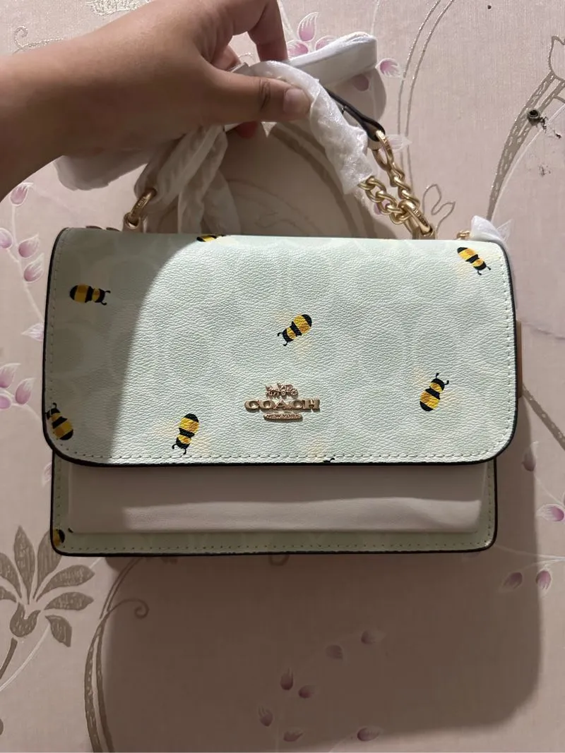 Coach Casual Handbag Wanita green white photo 1