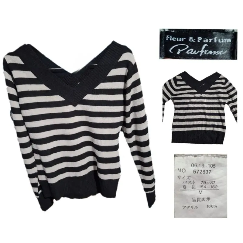Casual Crop top Wanita black gray photo 1