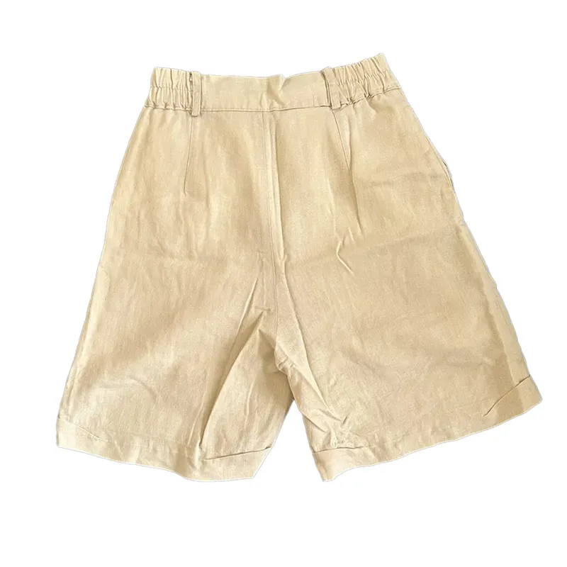 Minimalist Casual Short Wanita cream photo 1