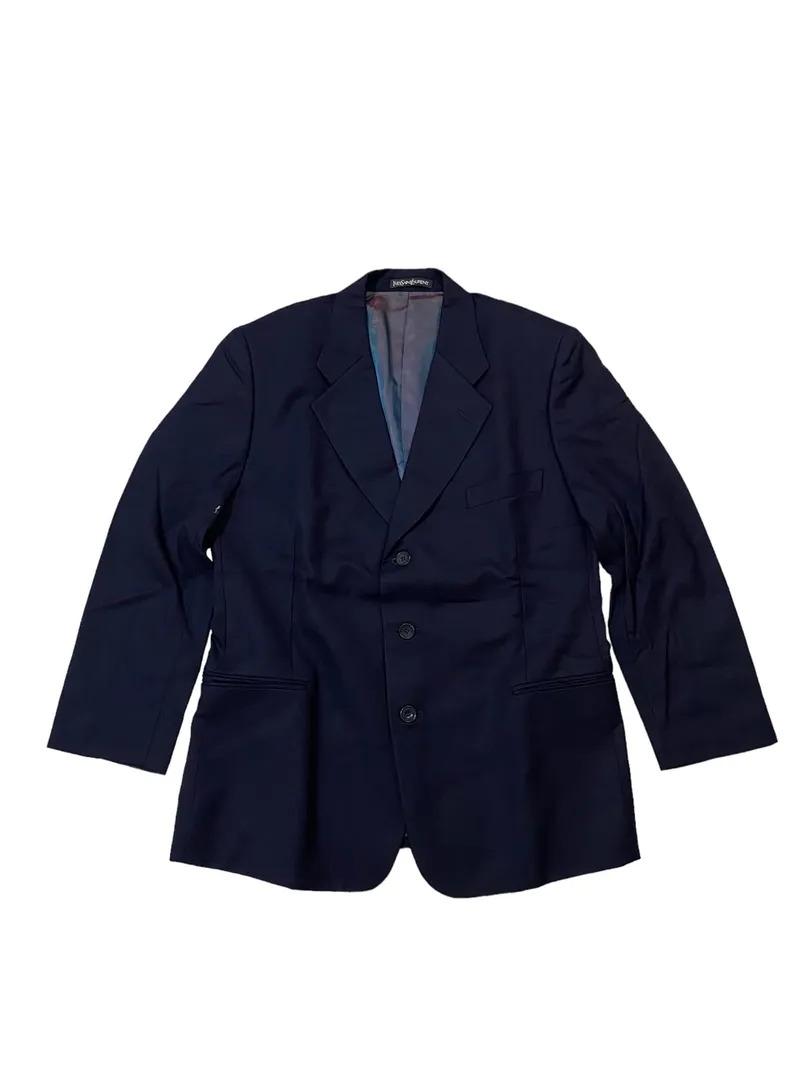 Yves Saint Laurent YSL Vintage Luxury Blazer Pria navy photo 1
