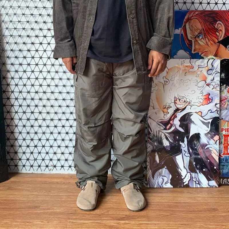 Streetwear Gorpcore Tracksuit Pria green photo 1