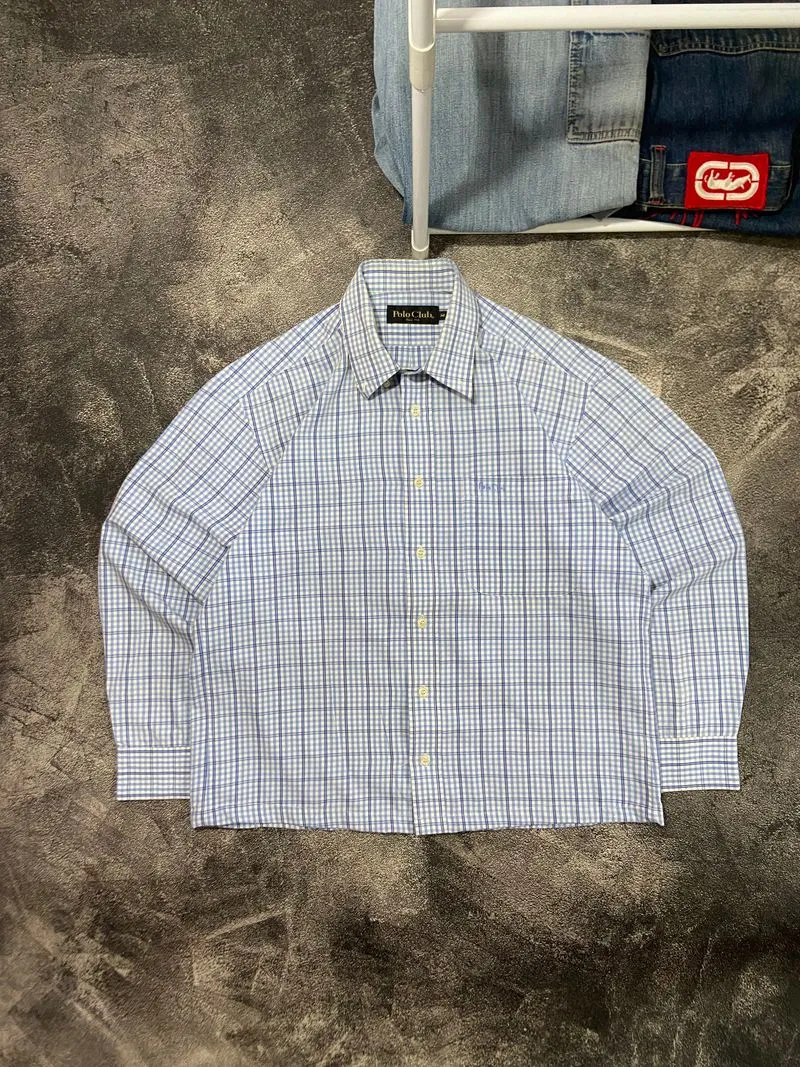 Shirt dress Wanita blue photo 1