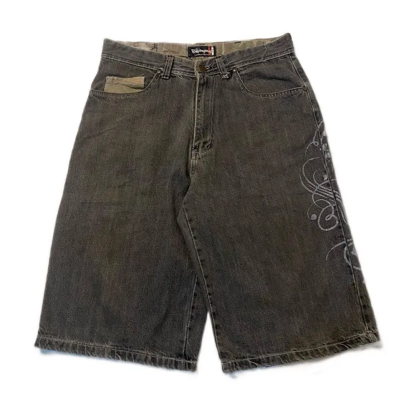 Y2K Sportswear Short Pria gray photo 1