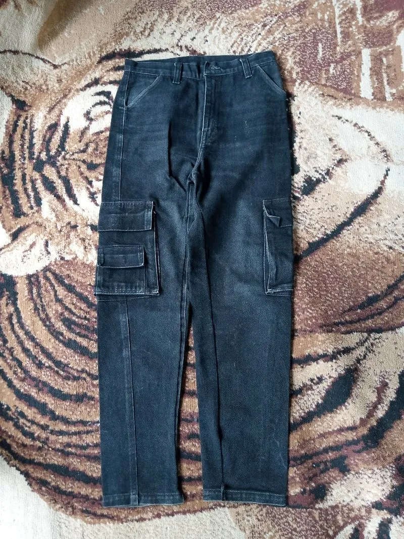 Vintage Casual Jeans Pria black photo 1