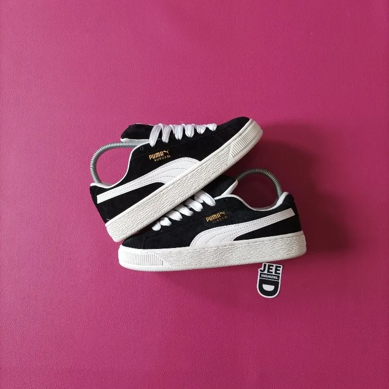 Puma Streetwear Casual Sneakers Wanita white black photo 1