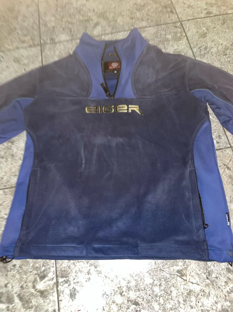 Eiger Vintage Casual Varsity jacket Pria blue black photo 1