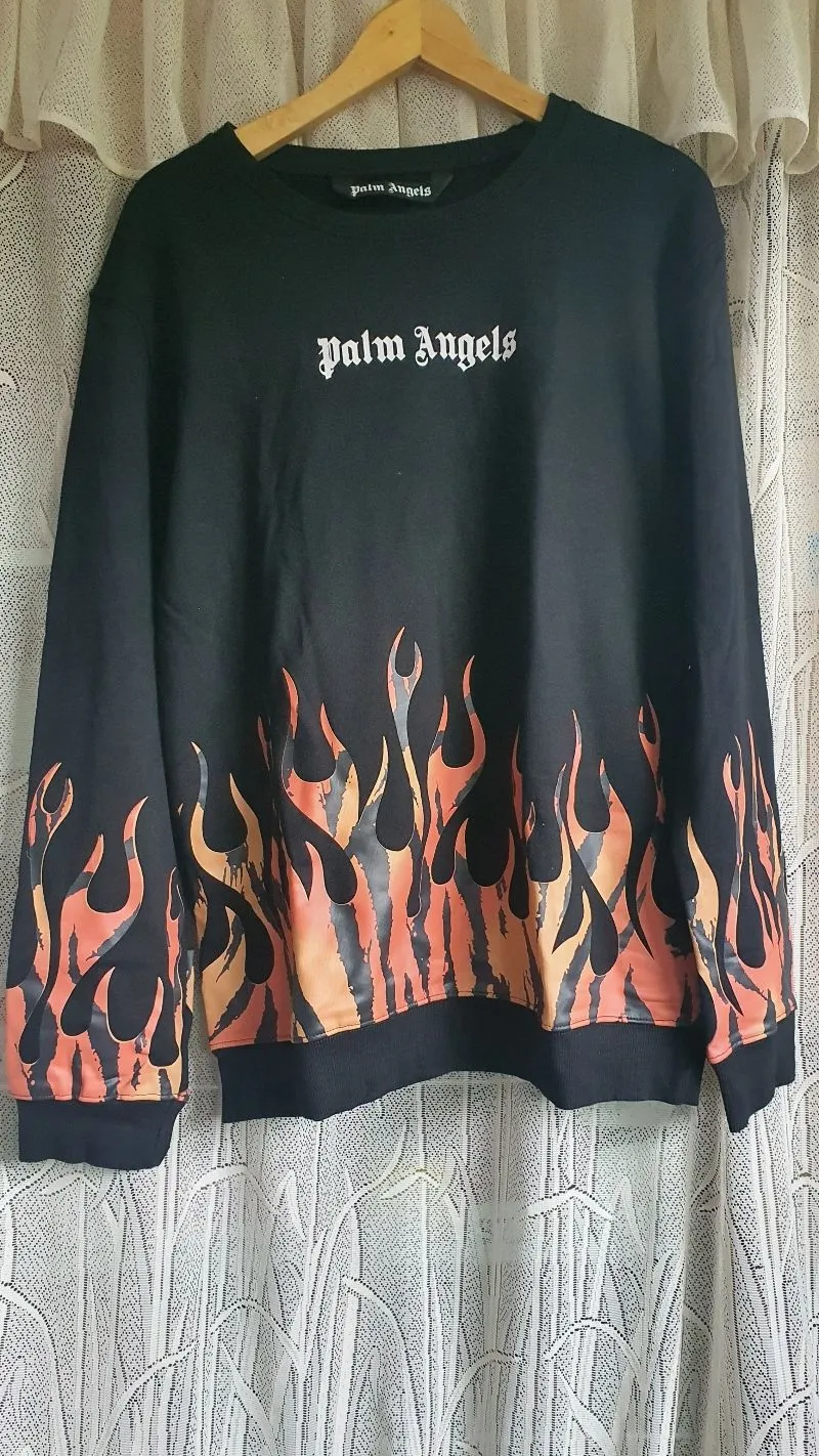 Palm Angels Luxury Sweatshirt Pria black photo 1