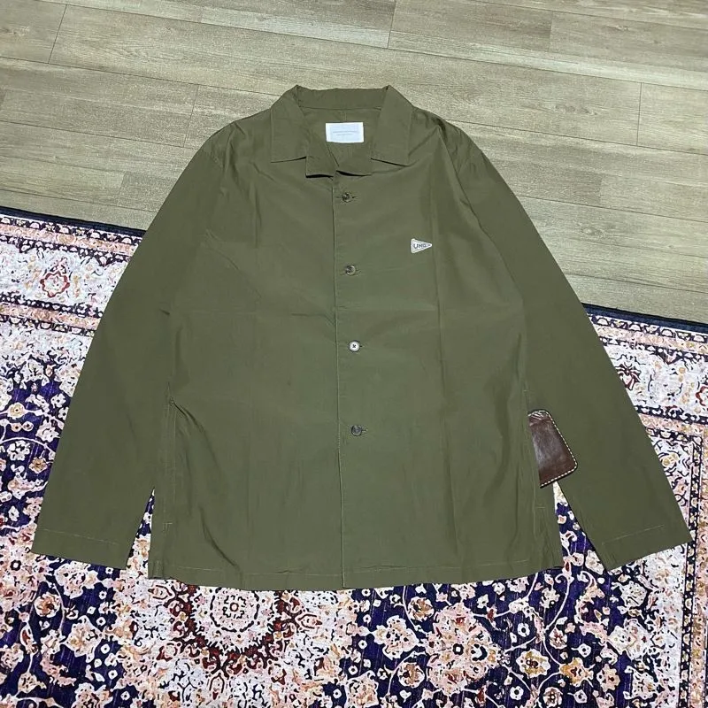 Urban Research Streetwear Formal shirt Pria green photo 1