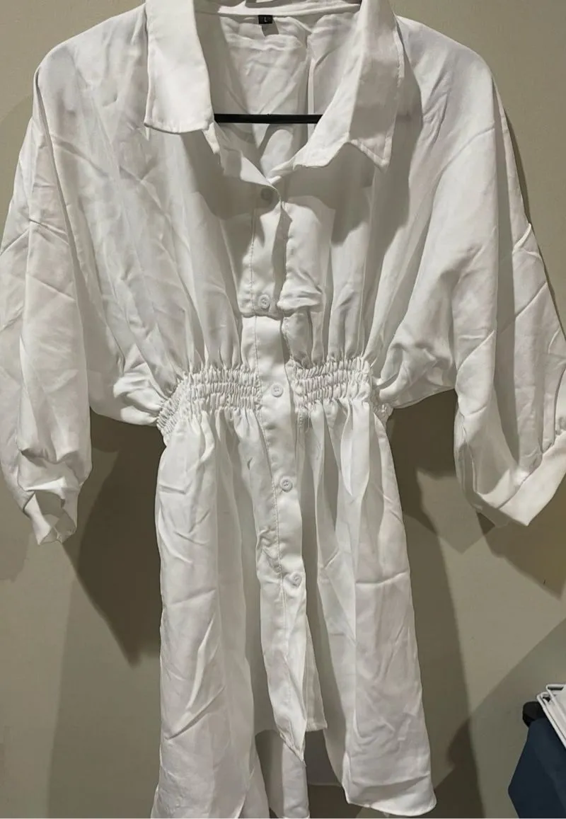 Casual Blouse Wanita white photo 1