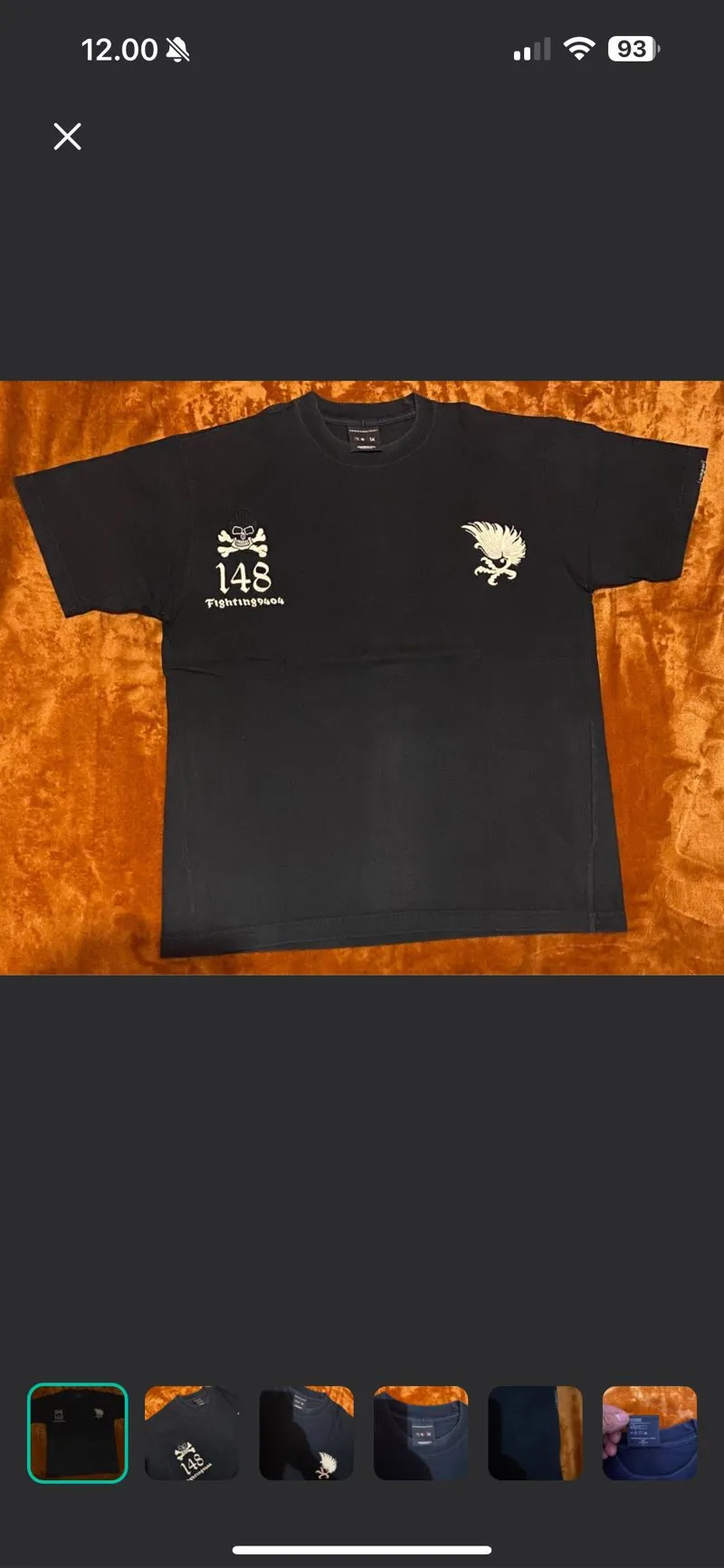 Neighborhood Streetwear Y2K T-shirt Pria black photo 1