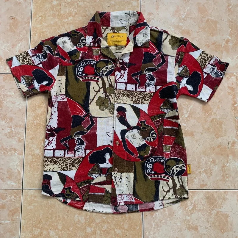 Indie Casual Casual shirt Pria red photo 1