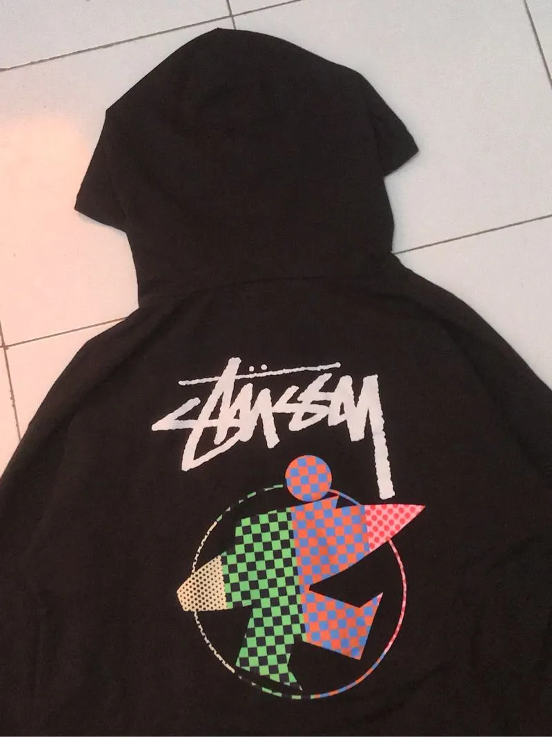 Stussy Streetwear Skater Hoody Pria black photo 1