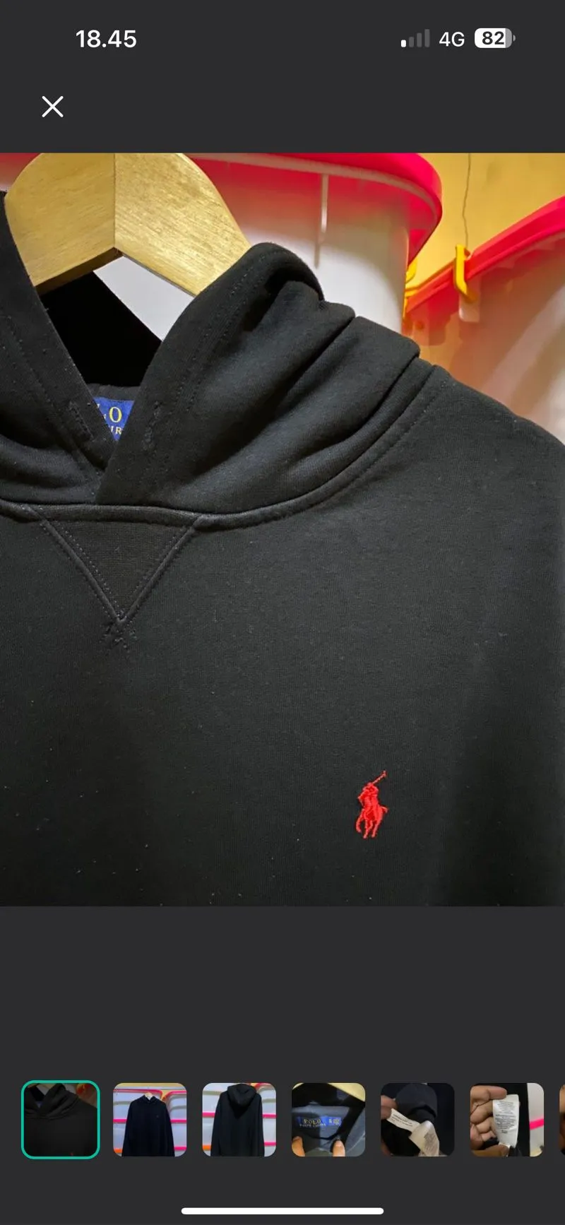 Polo Ralph Lauren Streetwear Luxury Hoody Pria black photo 1