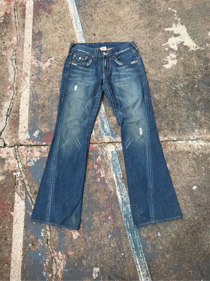 True Religion Vintage Y2K Jeans Pria blue photo 1