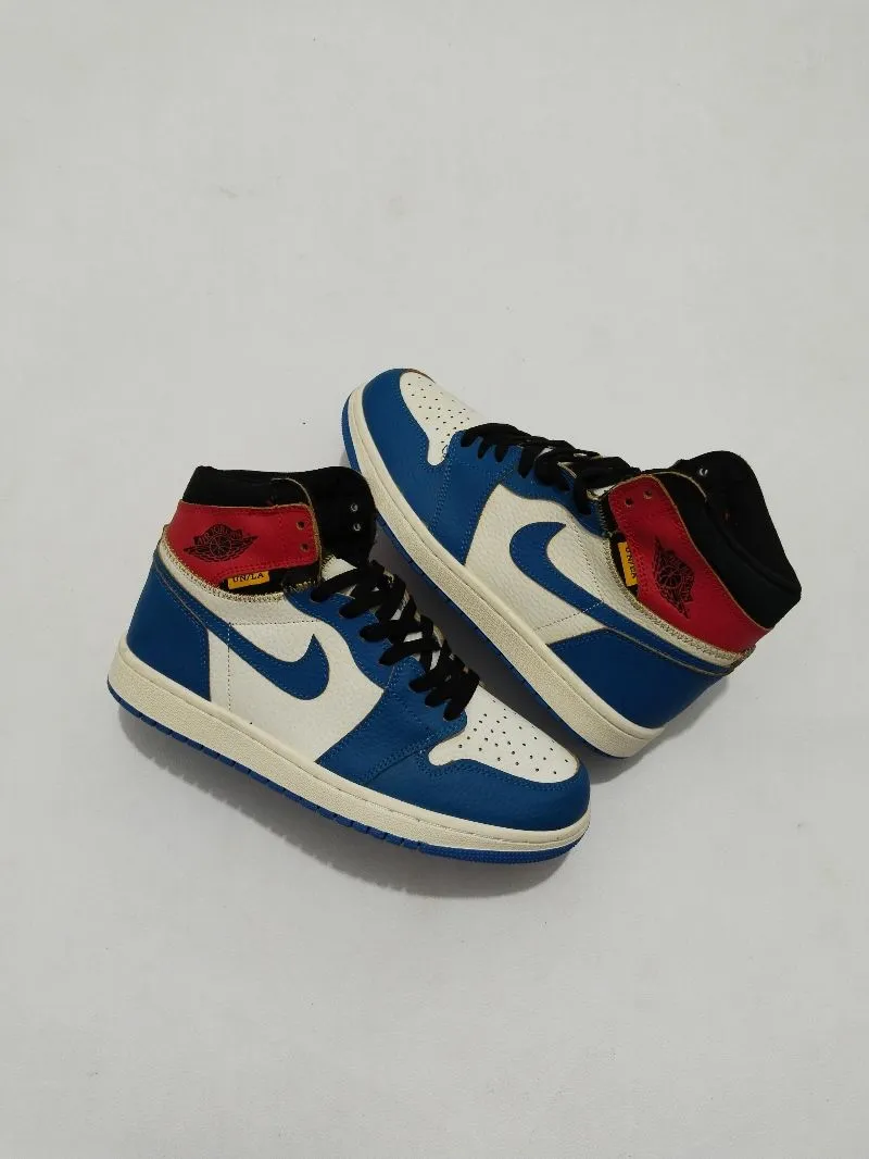 Nike Casual Sneakers Pria white blue photo 1