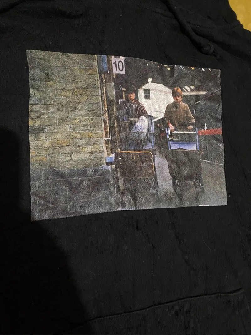 Japanese brand Streetwear Y2K Hoody Pria black photo 1